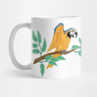 Parrot on a Branch Mug